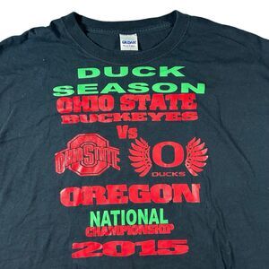 Oregon Ducks Graphic Shirt Men’s XXL 2015 National Champions University Y2K